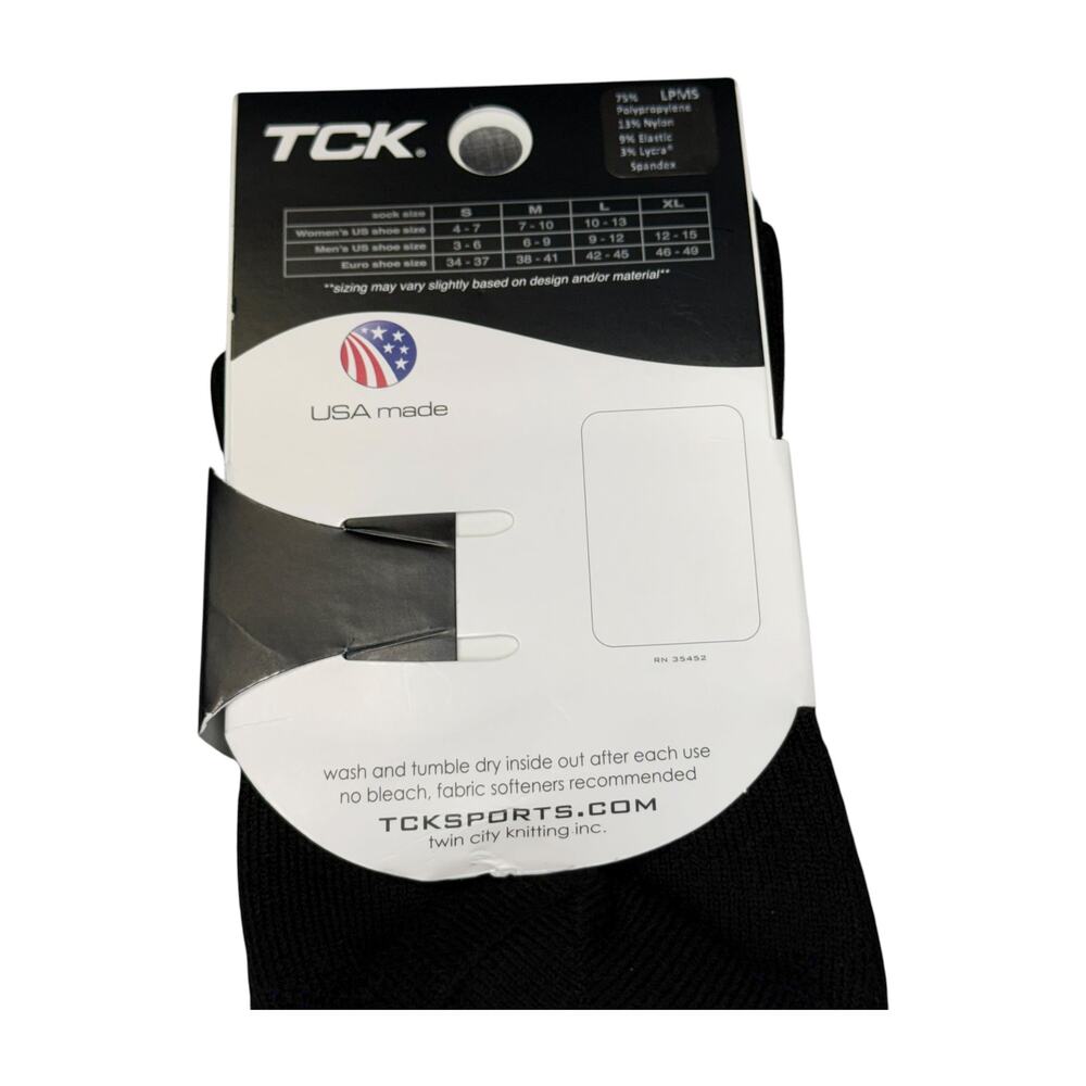 TCK Performance Over Calf Athletic Socks Medium NWT USA Made - Picture 5 of 7